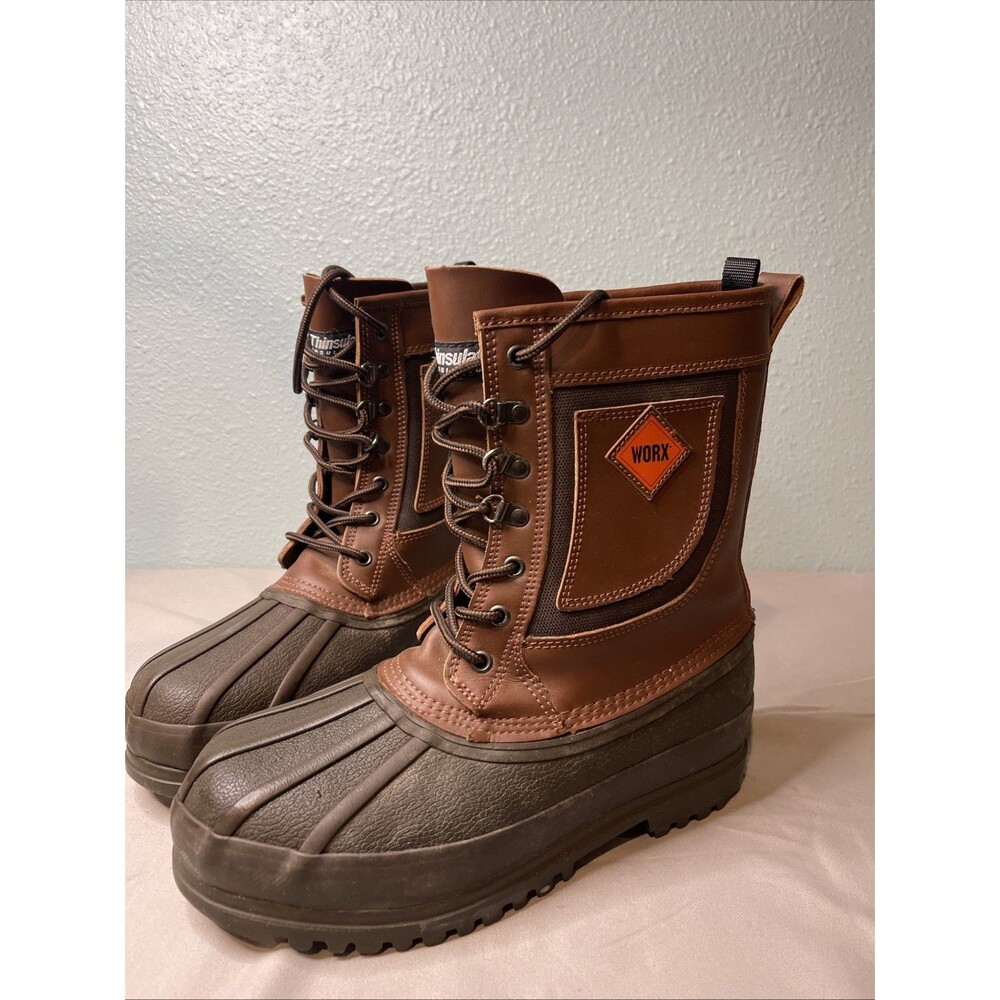VINTAGE Red Wing Shoes WORX WORK SNOW BOOTS WINTER RAIN MENS SIZE 7 RARE